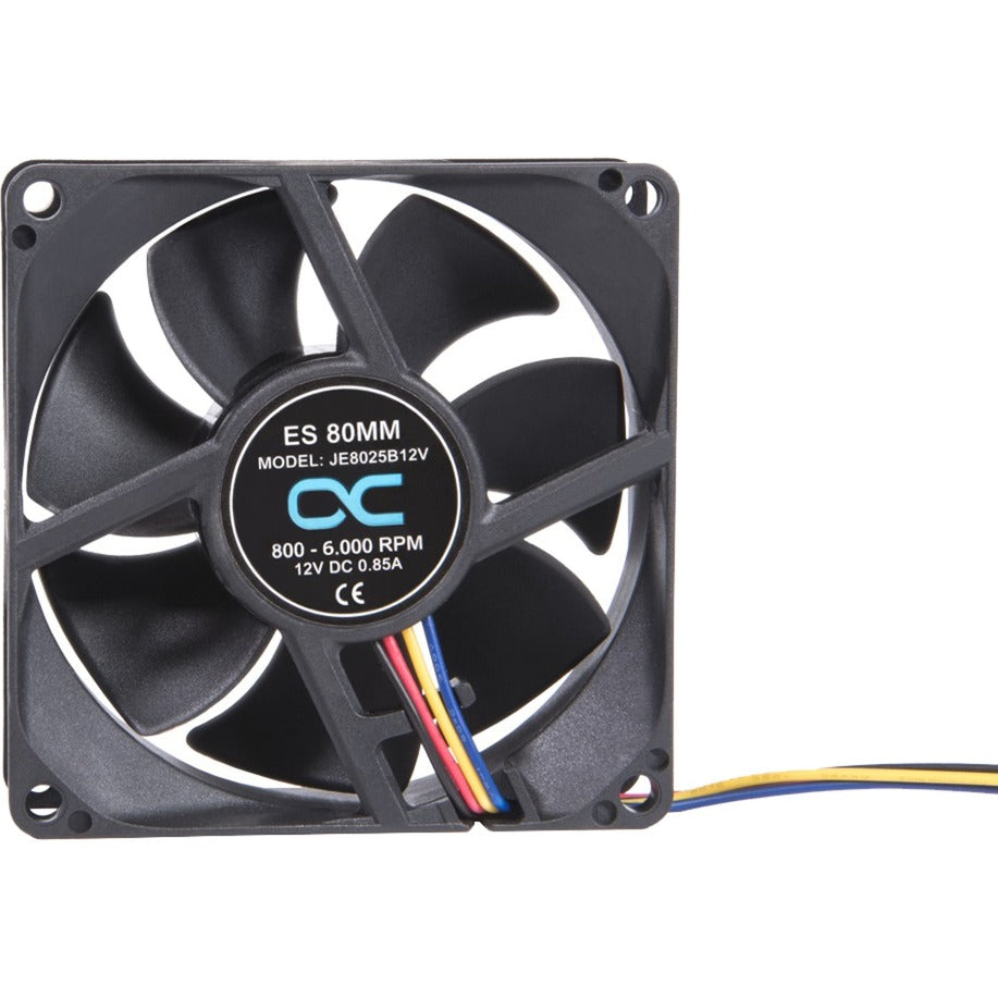 Alphacool ES 80 mm 800–6.000 U/min Gehäuselüfter (schwarz, 80 x 80 x 25 mm, PWM)