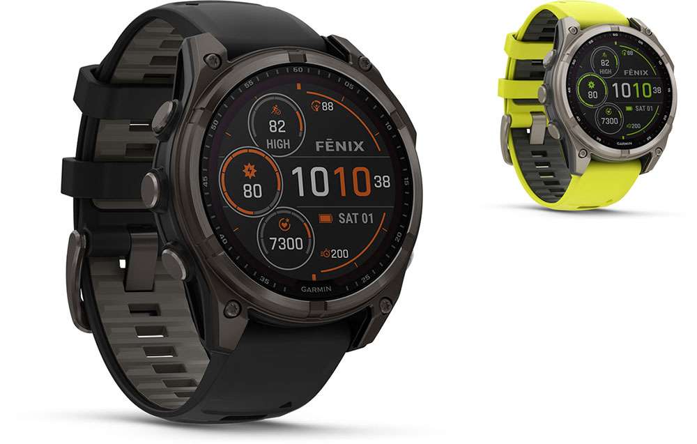 Garmin fēnix® 8 – 47 mm Solar-Saphir – GPS-Multisport-Smartwatch