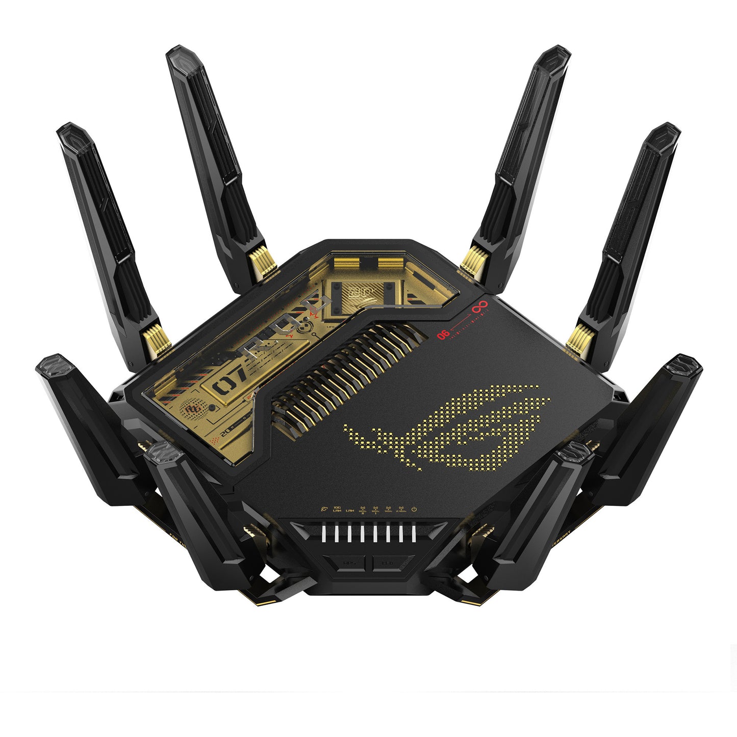Asus Rog Rapture GT-BE98 20th Anniversary Edition Router (schwarz)