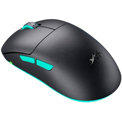 Cherry xtrfy m8 kabellose Gaming-Maus (Schwarz Mint, 400 - 26.000 dpi, USB 2,4 GHz)
