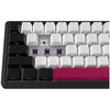 Lorgar kbp70mw, Gaming-Tastatur (schwarz, US-Layout, logar toxic purple, 65 %, RGB, Hot-Swap-fähig, PBT Double-Shot, Bluetooth 2,4 GHz USB)