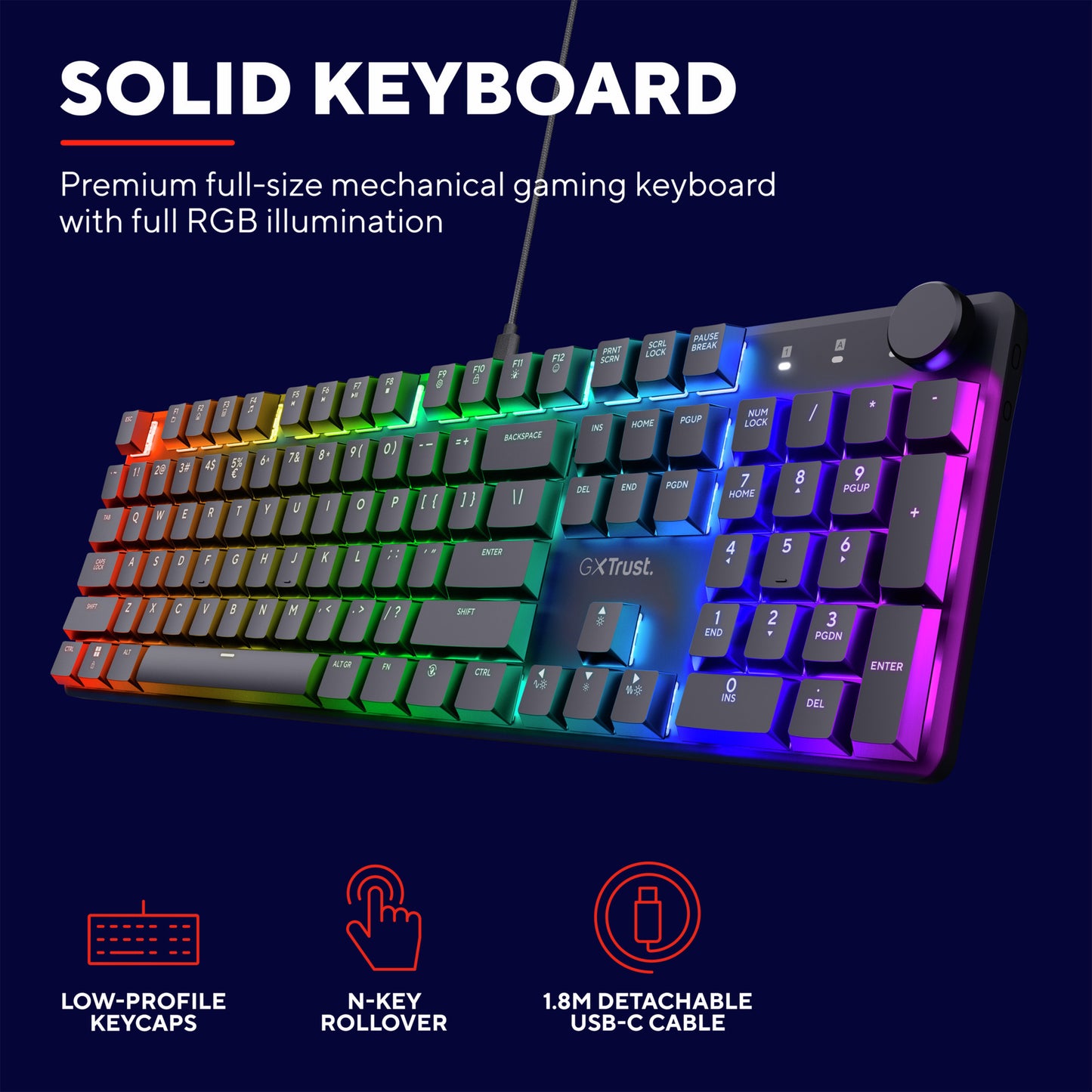 Vertrauen Sie GXT 866 Torix hochwertiger mechanischer Gaming-Toetse