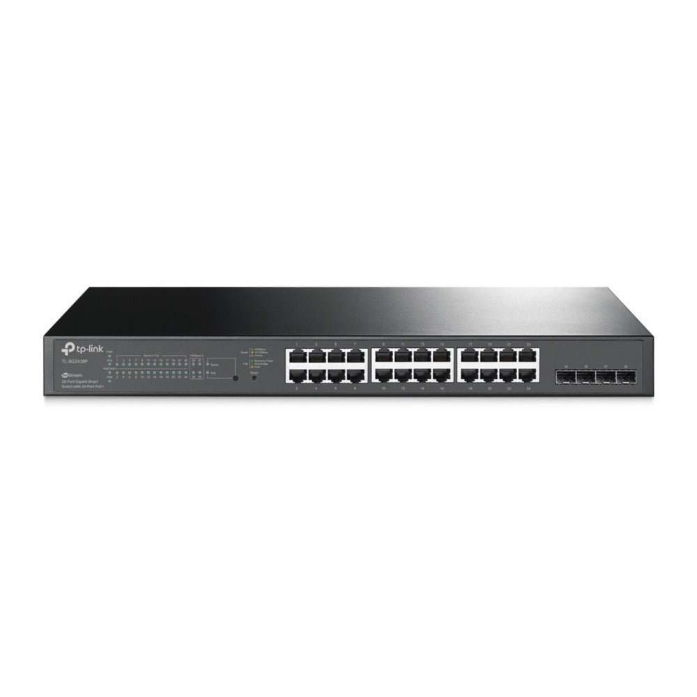 Tp-link Omada SG2428P Jetstream 28-Port Gigabit Smart Switch (schwarz, 24x PoE+)