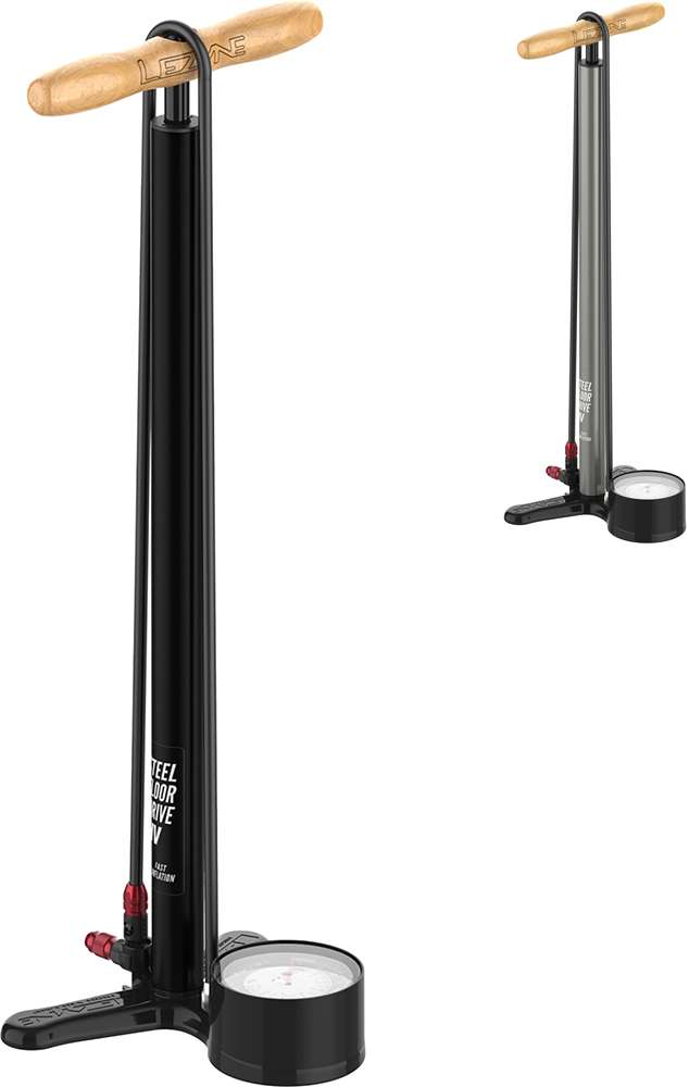 Lezyne Steel HV Floor Drive 3,5 100psi Standpumpe