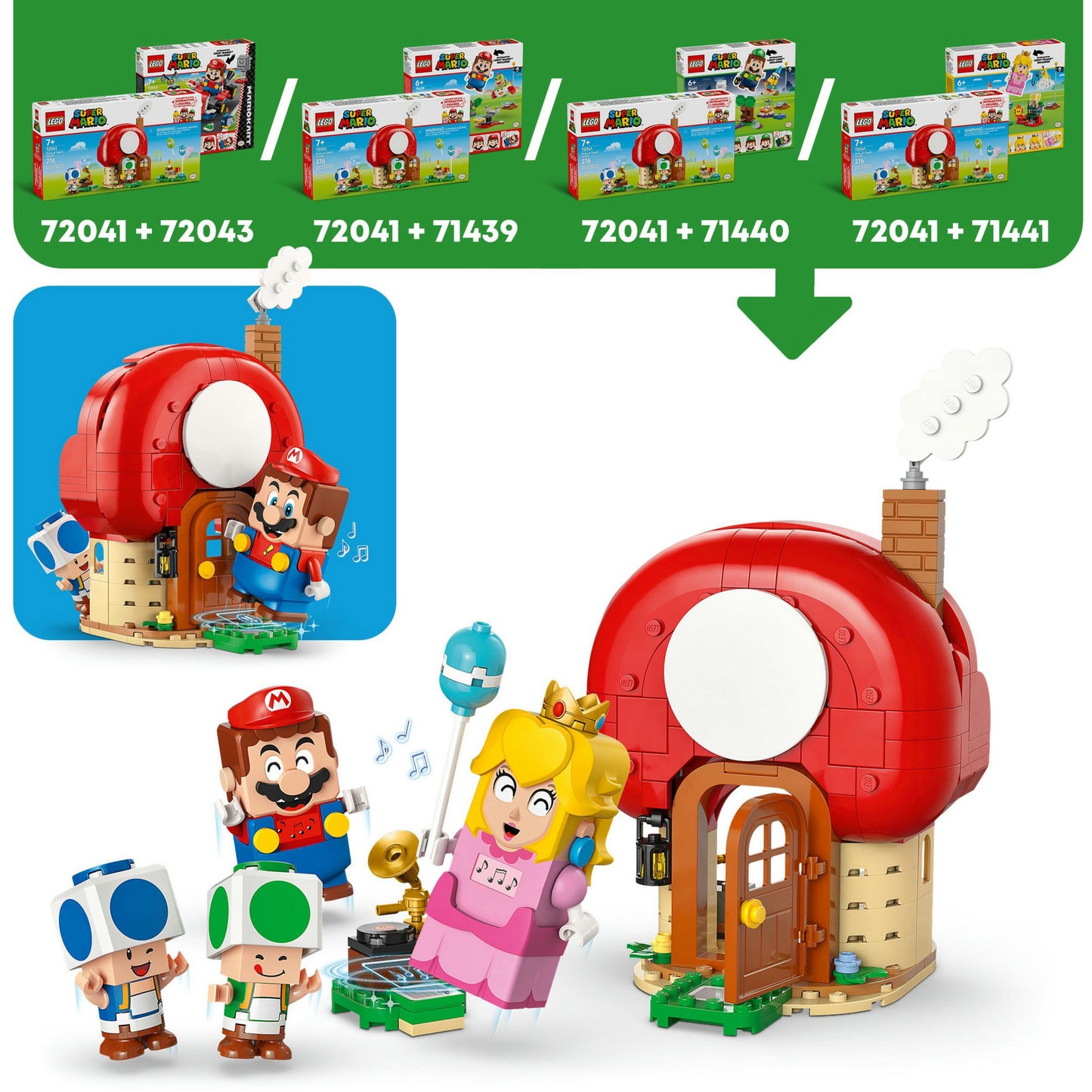 LEGO Super Mario 72041 Toads House Party