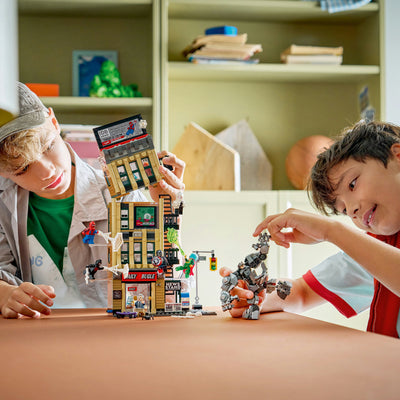 Lego Superhelden 76342 Marvel Spider-Man vs. Mysterio: Das tägliche Signalhorn
