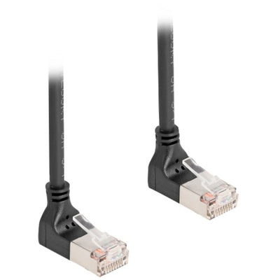 Delock RJ45 Network Cable Cat.6a S FTP Slim 90 ° nach oben
