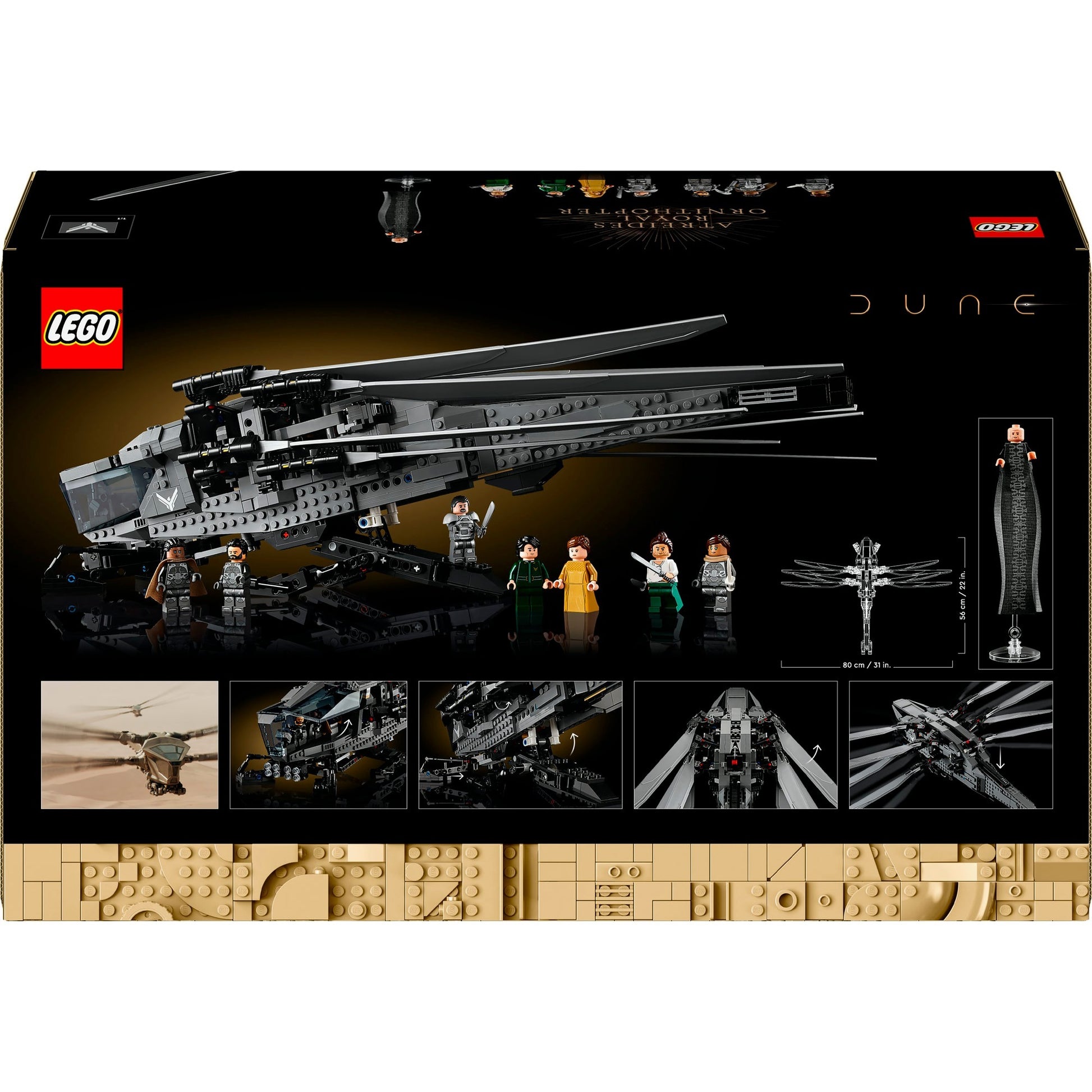 Lego -Lego -Ikonen 10327 Dünenatreids Ornithopter