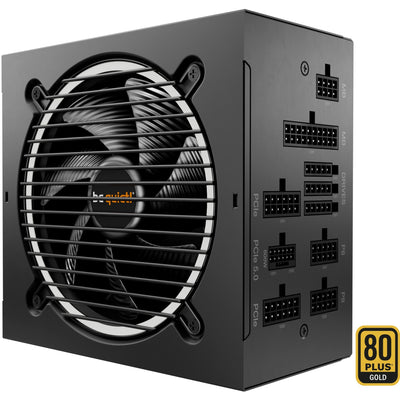 Ruhig sein! Pure Power 12m modulares 1200-Watt-Netzteil (schwarz, 1x 12V-2x6, 4x PCIe)