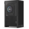 Nzxt h2 flow Mini-Tower-Gehäuse (schwarz | 2x USB-A | 1x USB-C | gehärtetes Glas)