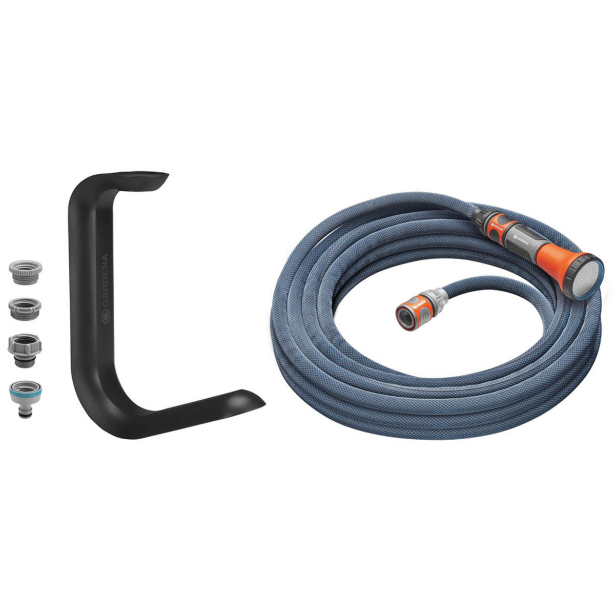 Gardena Textile Hose Liano 10 m Set mit Liano Tapf