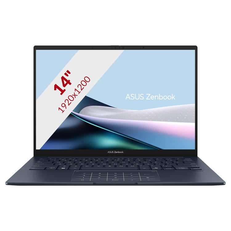 Asus ZenBook 14 OLED UX3405ca-qlnad7w 14 Laptop (blau | Core Ultra 9 285h | Arc 140t | 32 GB | 1 TB SSD)