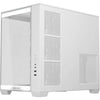 Asus a32 plus Midi-Tower-Gehäuse (weiß | 2x USB-A | 1x USB-C | RGB | gehärtetes Glas)