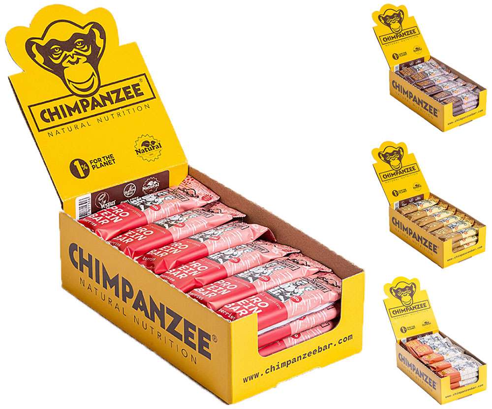 Schimpansen-Proteinriegel vegan 20x45g Box