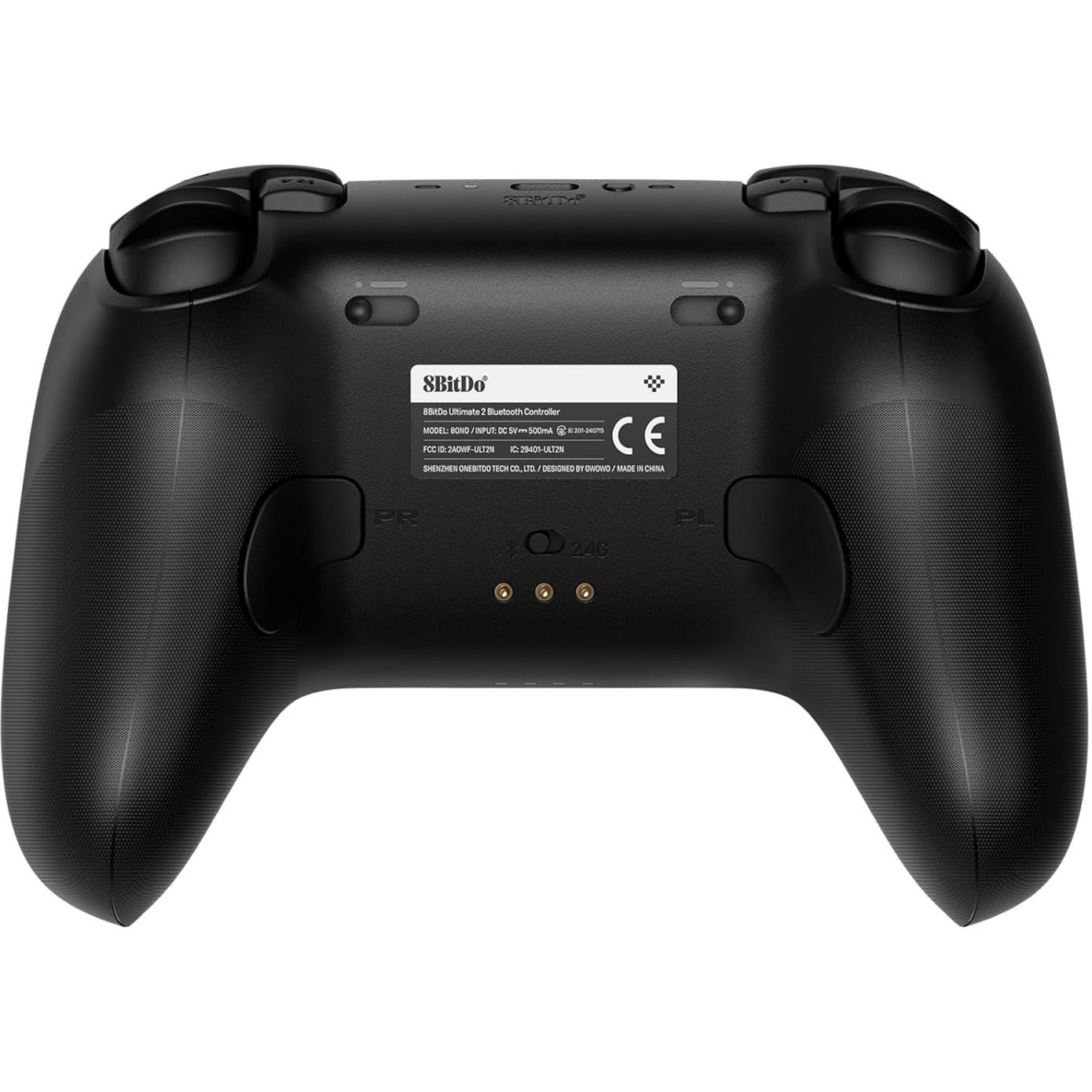 8bitdo Ultimate 2 Bluetooth-Controller (schwarz, PC, Switch 2, Bluetooth USB-C 2,4 GHz)