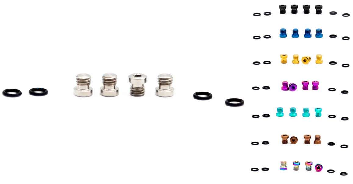 Oak Components Titanschrauben-Set für Sram Bleedport Dot (4 Stück)