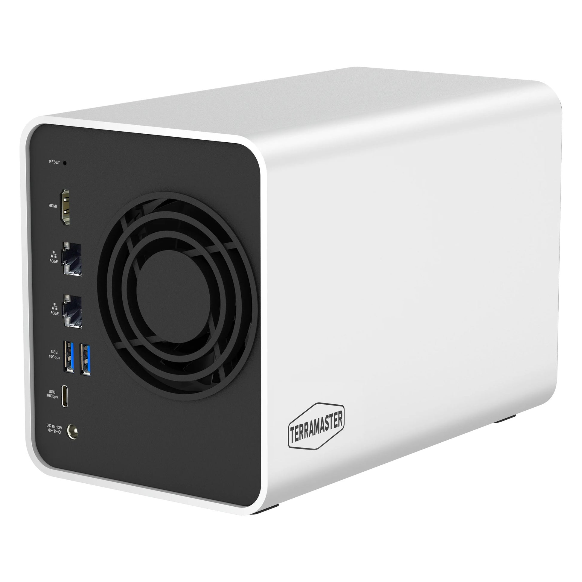 Terramaster f2-425 plus NAS (weiß, 2x 5GBe, HDMI, USB)