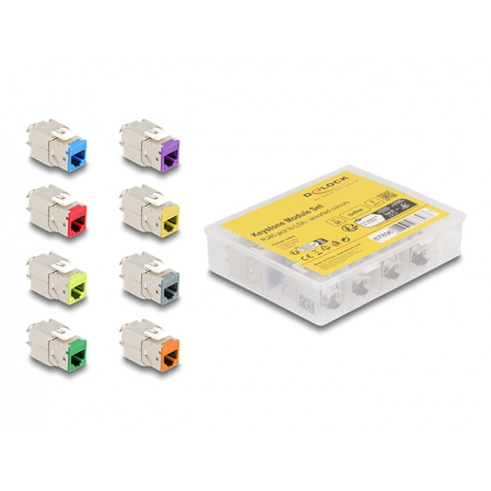 Delock Keystone -Modul RJ45 Jack an LSA Cat 6A Tolfree