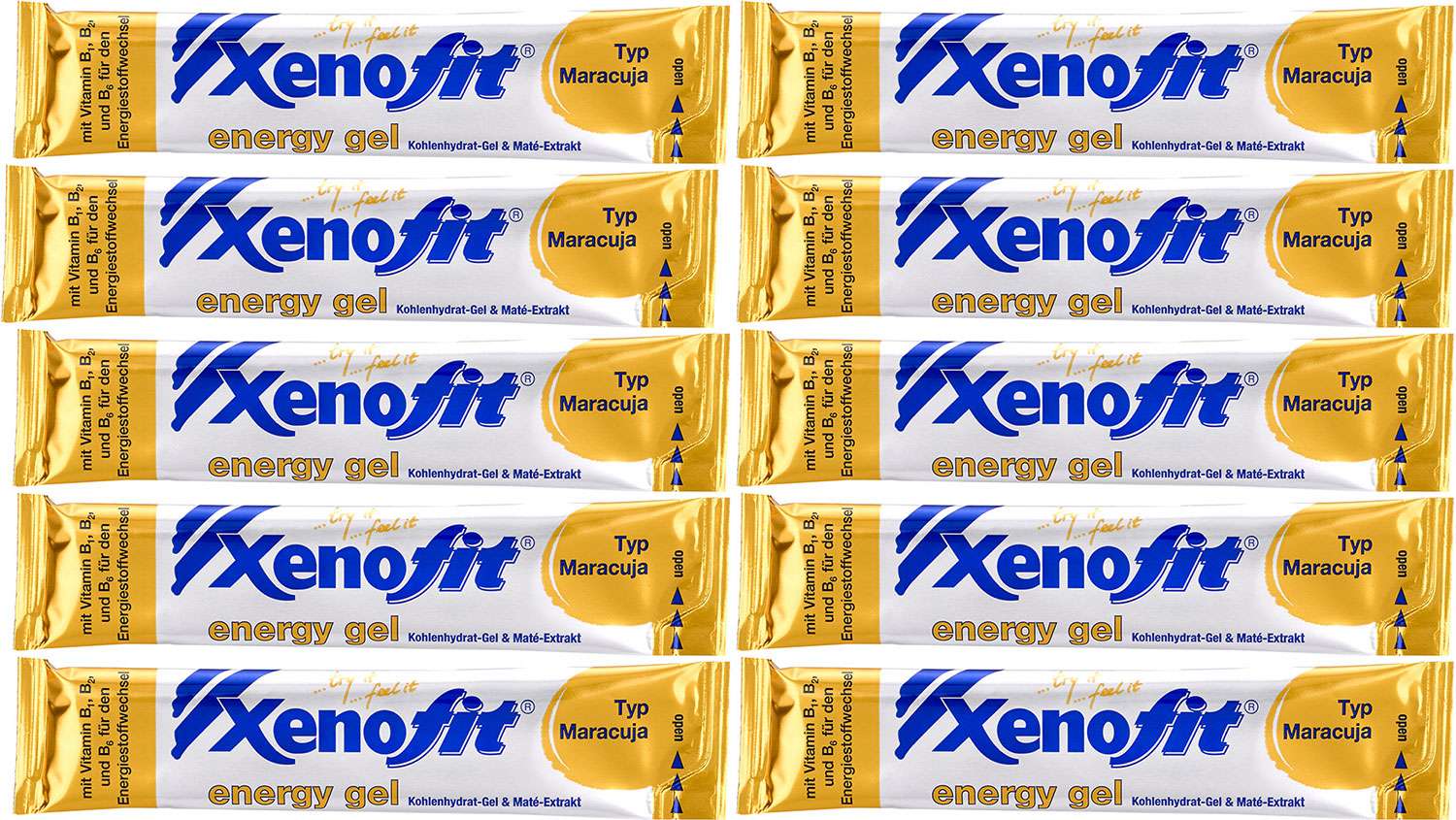 Xenofit Energiegel Passionsfrucht 10x25g