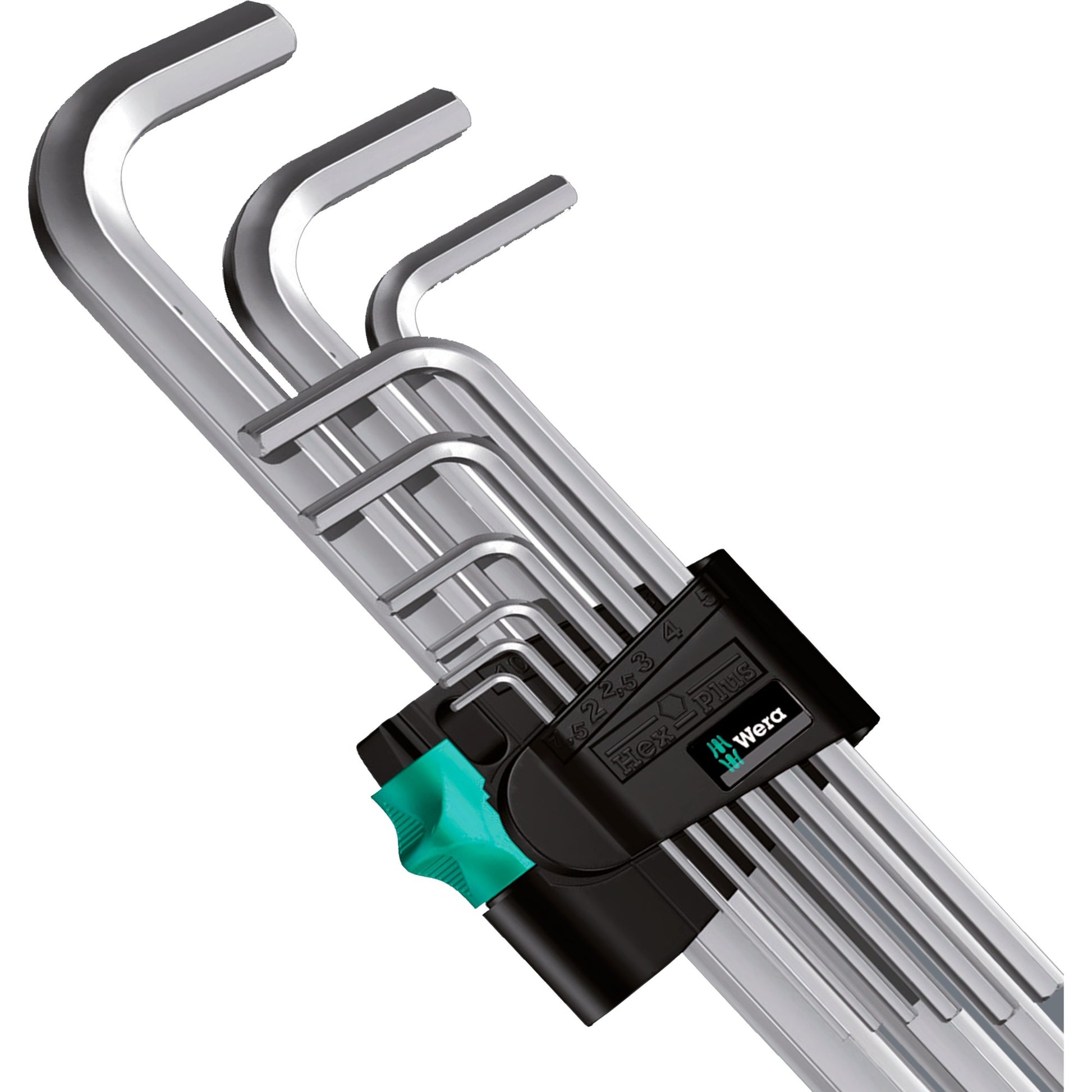 Waa 950 9 Hex-plus 1 SB Stiftschlüssel Set, Metrik, weit