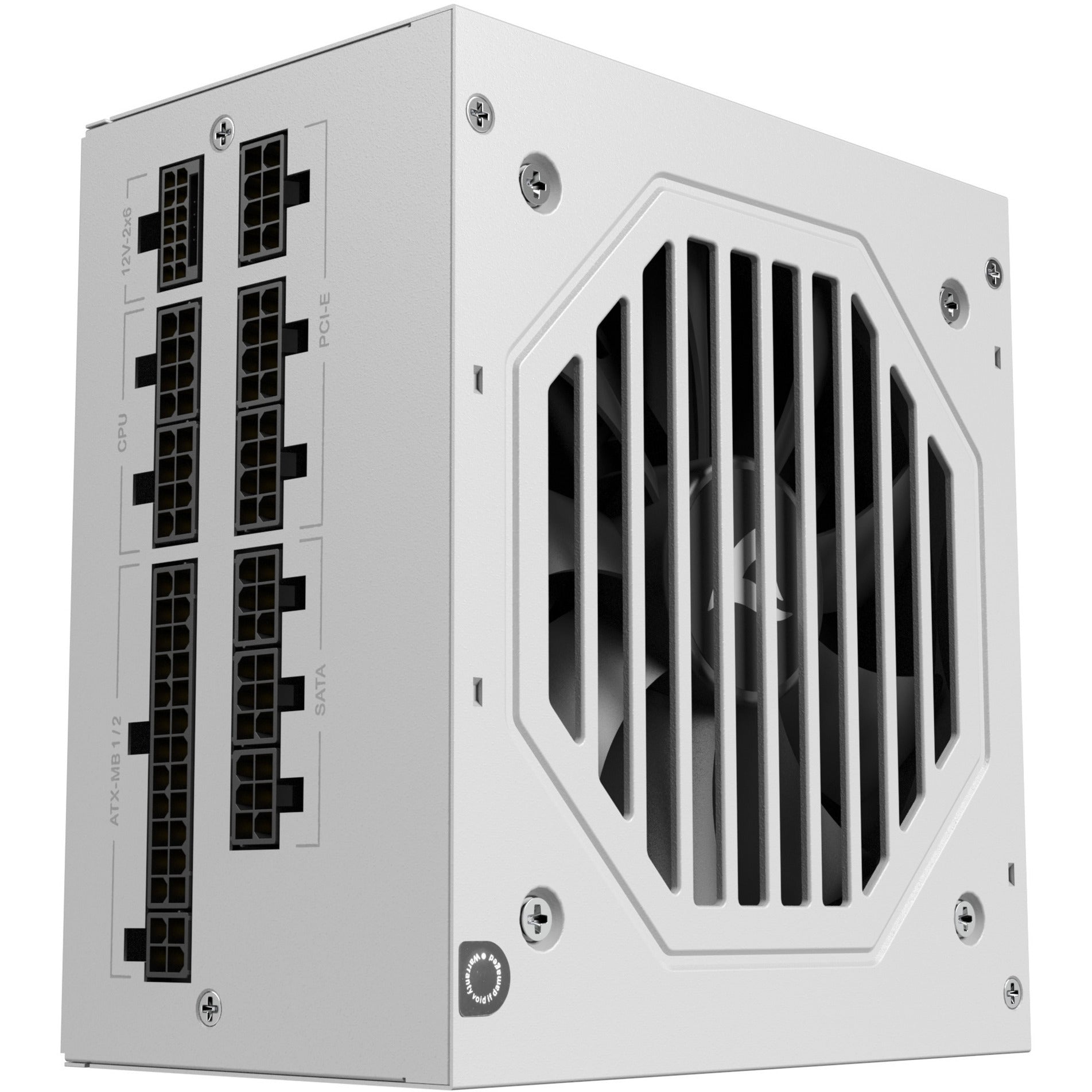Sharkoon Rebel P20 Gen2 Modulares 850-Watt-Netzteil (weiß, 1x 12V-2x6, 3x PCIe)