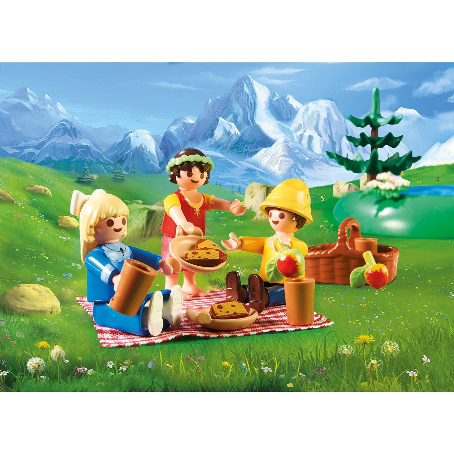Playmobil 70254 Heidi, Klara und Peter am See