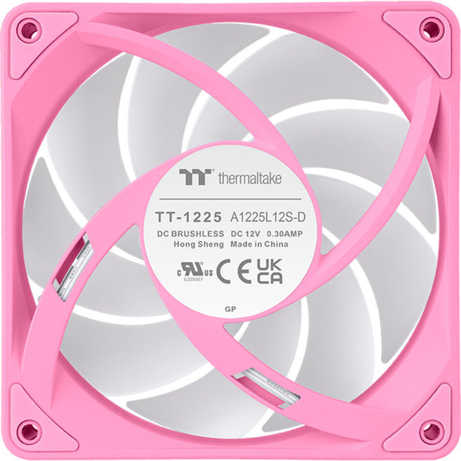 Thermaltake CT120 EX ArGB Sync PC-Lüfter Pink (3-Lüfter-Pack) Gehäuselüfter (Rosa, 3 Stück, 120 x 120 x 25 mm, PWM)