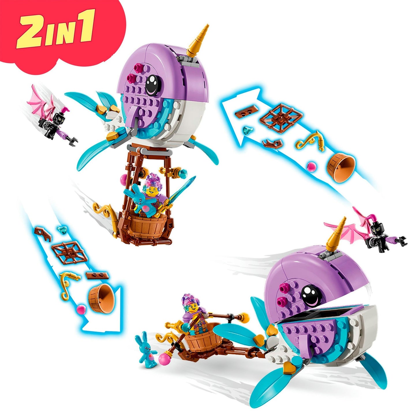 Lego Lego Dreamzzz 71472 Izzies Narwal Air Ballon