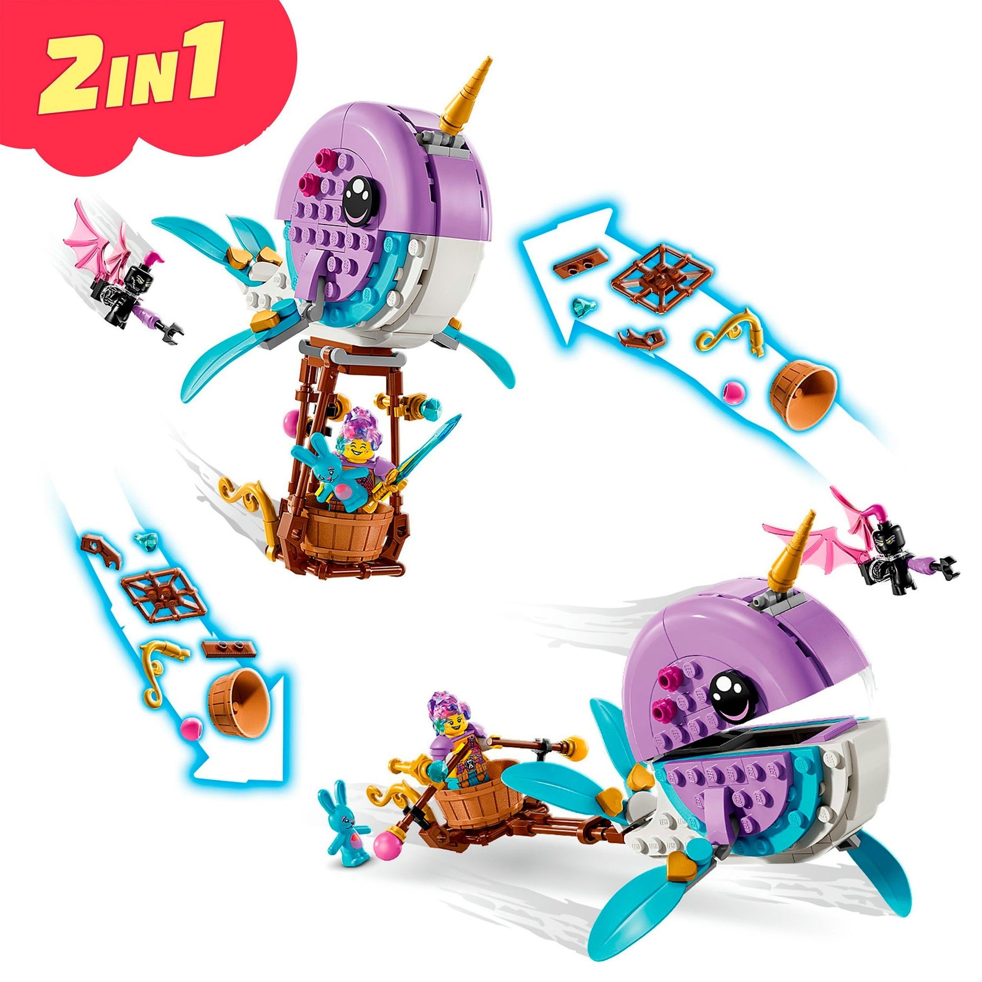 Lego Lego Dreamzzz 71472 Izzies Narwal Air Ballon