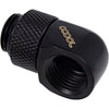 Alphacool Eiszapfen L-Stecker drehbar G1 4 AG auf G1 4 IG Anschluss (schwarz)