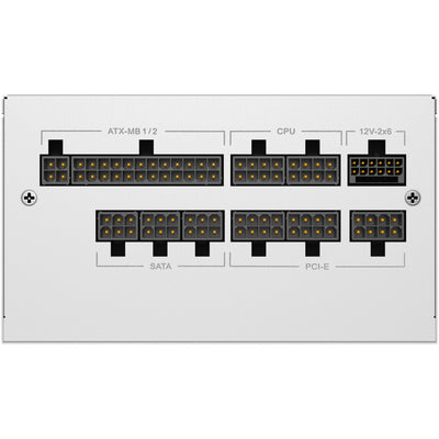 Sharkoon Rebel P20 Gen2 Modulares 850-Watt-Netzteil (weiß, 1x 12V-2x6, 3x PCIe)