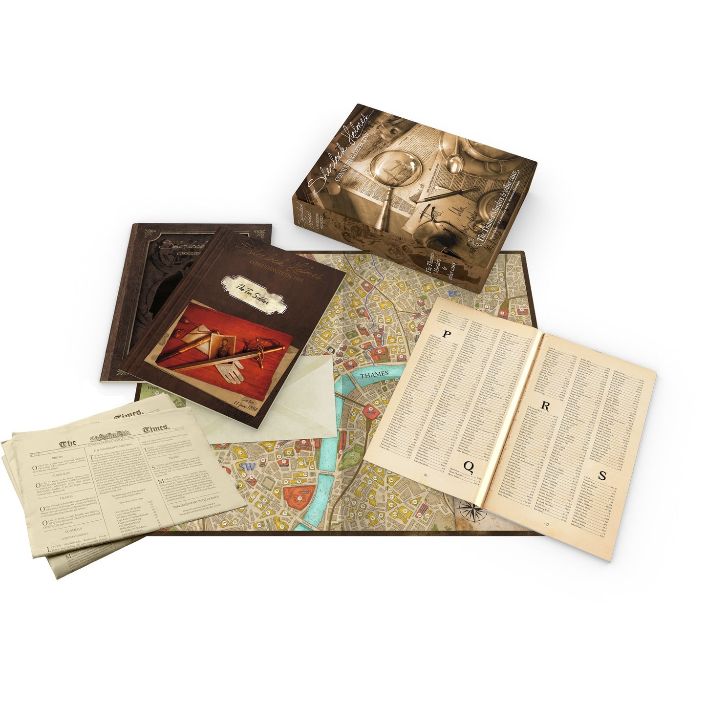 Asmodee Sherlock Holmes Consulting Detective: die Themse M.