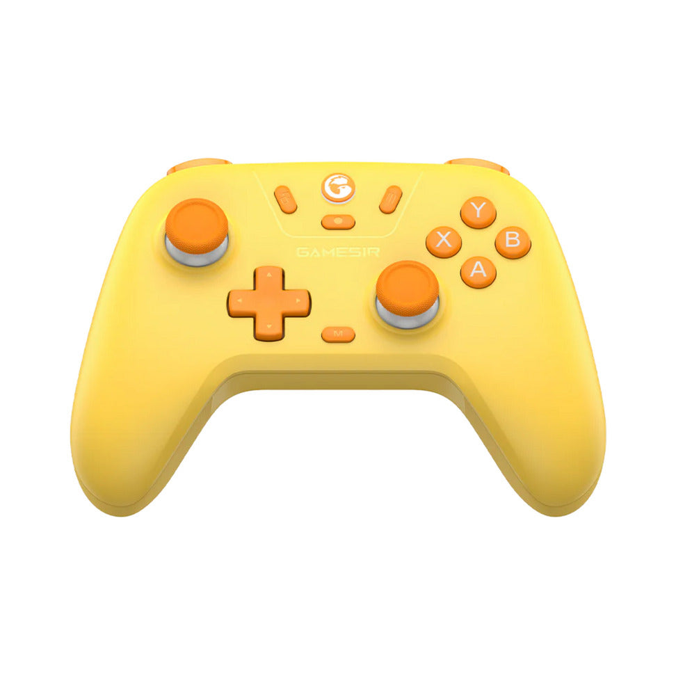 Gamesir Nova Lite Multiplattform-Controller (Gelb, PC, Steam, Android, iOS, Switch, Bluetooth 2,4 GHz USB)