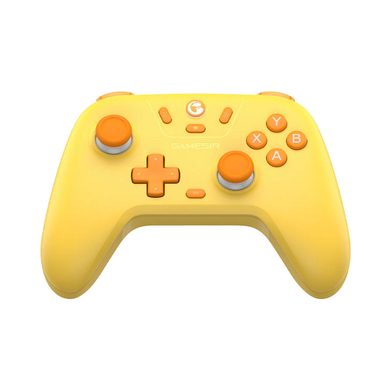 Gamesir Nova Lite Multiplattform-Controller (Gelb, PC, Steam, Android, iOS, Switch, Bluetooth 2,4 GHz USB)
