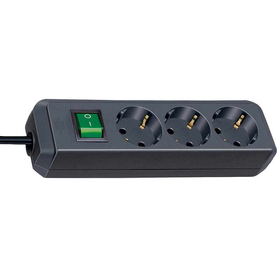 Brennenstuhl Eco-Line mit 3-fach, 5 m