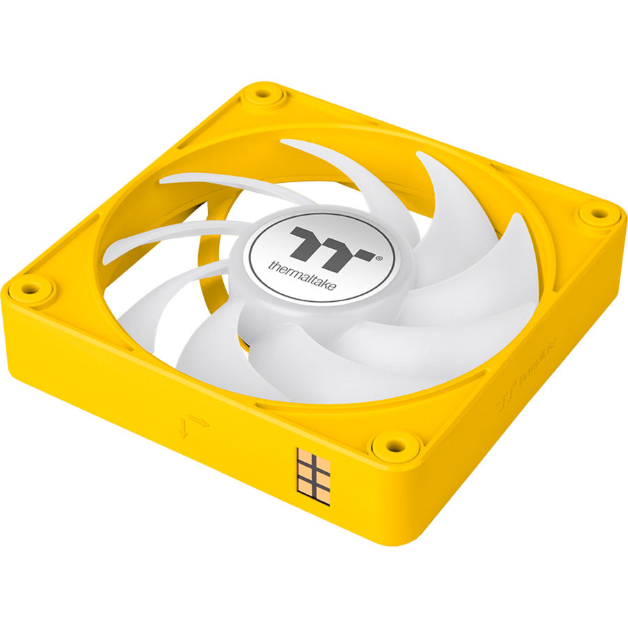 Thermaltake CT120 EX ArGB Sync PC-Lüfter Bumblebee (3-Lüfter-Pack) Gehäuselüfter (Gelb, 3 Stück, 120 x 120 x 25 mm, PWM)