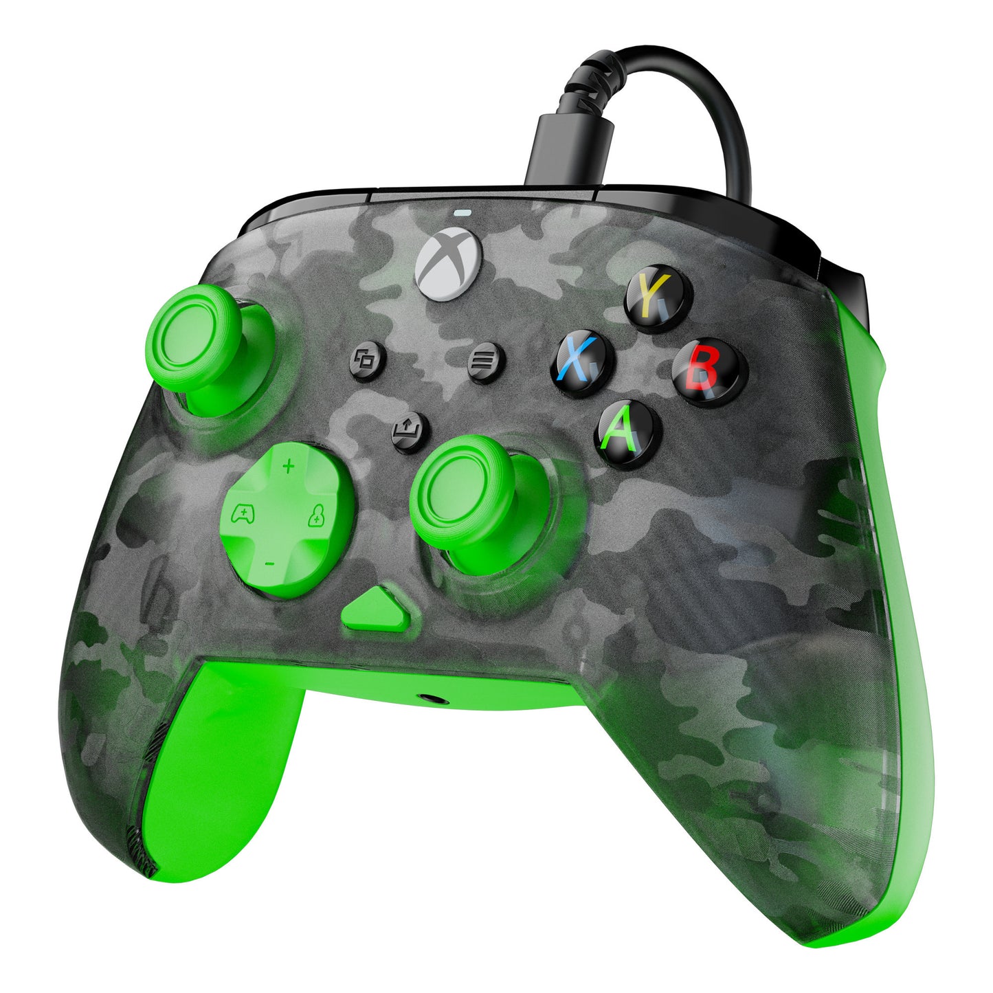 Turtle Beach Rematch Core Wired Controller (Schwarz Grün, Xbox Series X|S, Xbox One, PC)