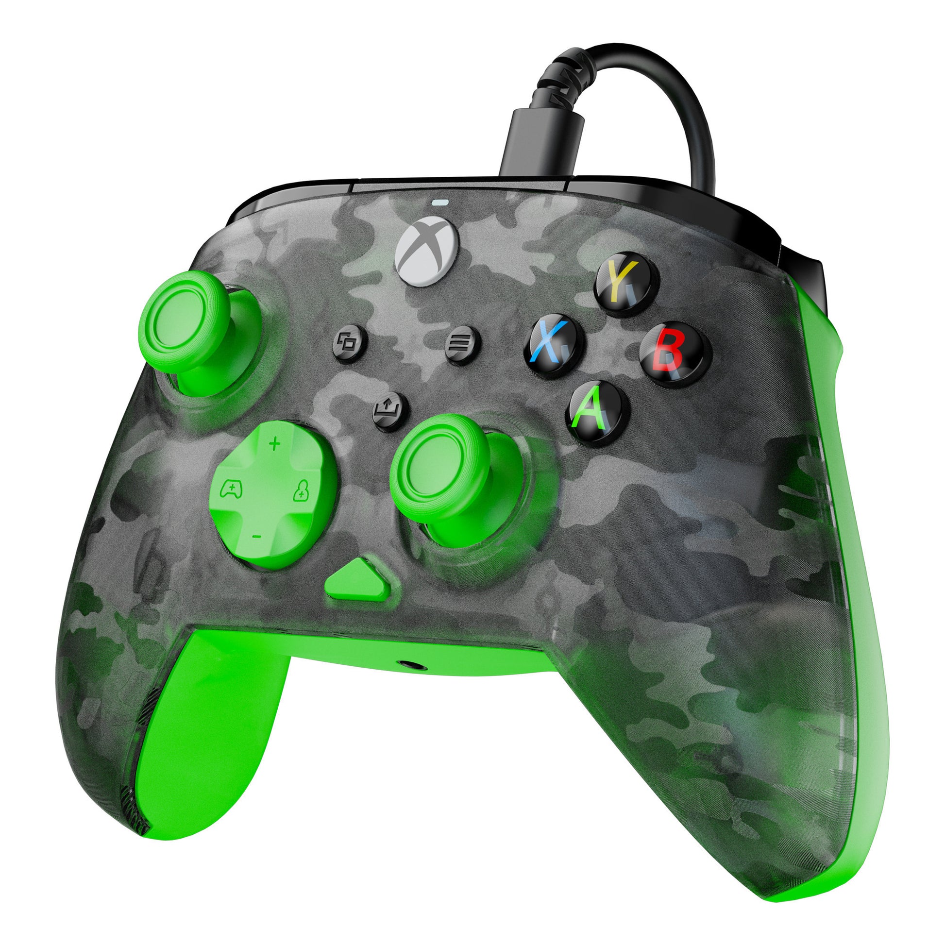 Turtle Beach Rematch Core Wired Controller (Schwarz Grün, Xbox Series X|S, Xbox One, PC)