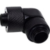 Alphacool Eiszapfen 13 10mm Klemmverschraubungsanschluss (schwarz, auf der Gewindeseite drehbar)
