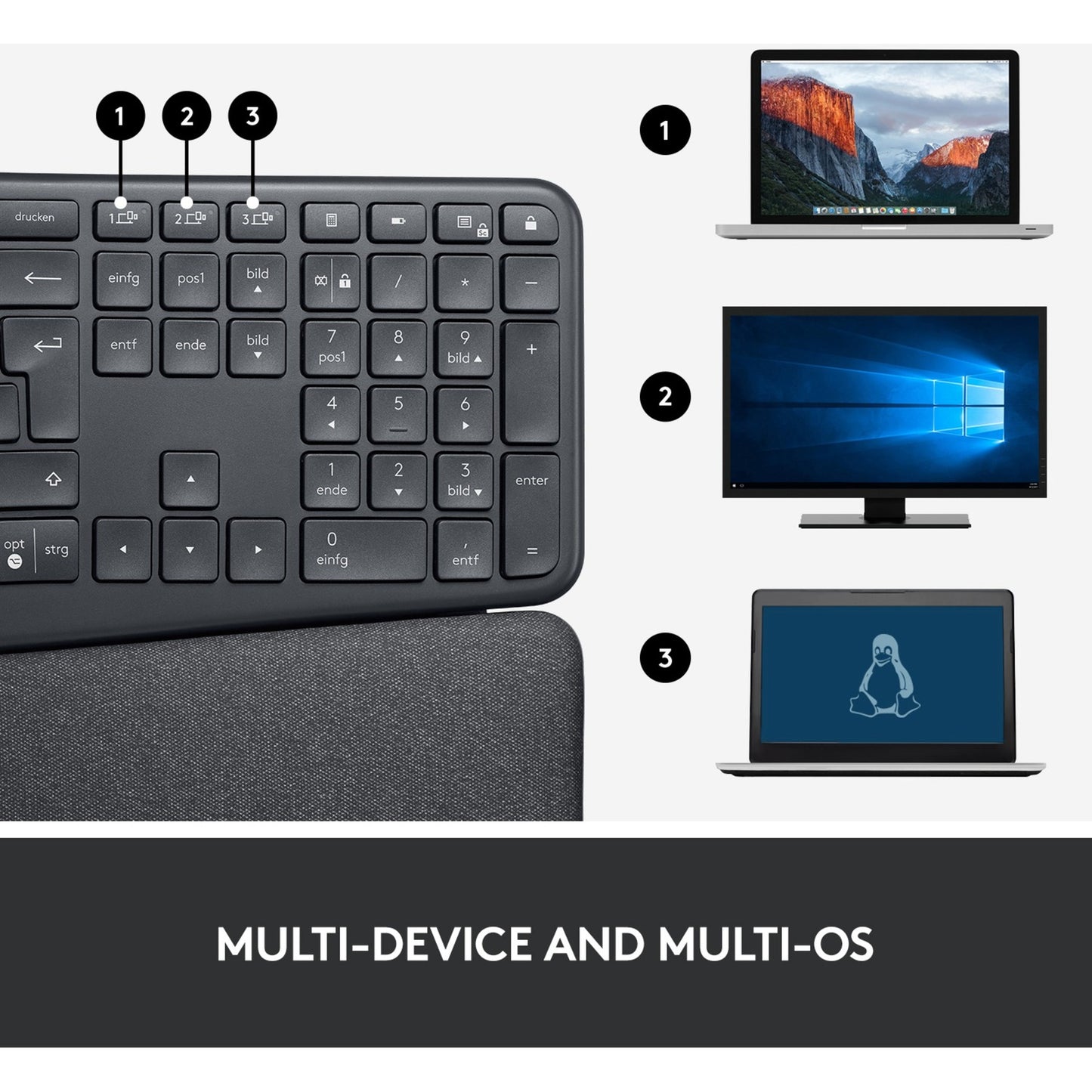 Logitech K860 ERGO Tastatur