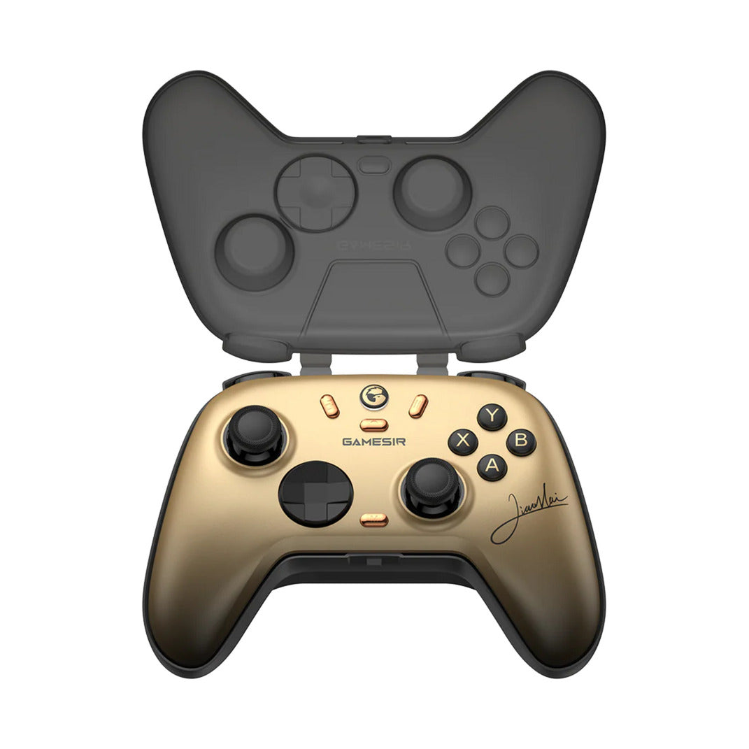 Gamesir Nova 2 Lite Multiplattform Wireless Game Controller Champion Edition (Gold Schwarz, Switch, PC, Android und iOS, Bluetooth 2,4 GHz USB)