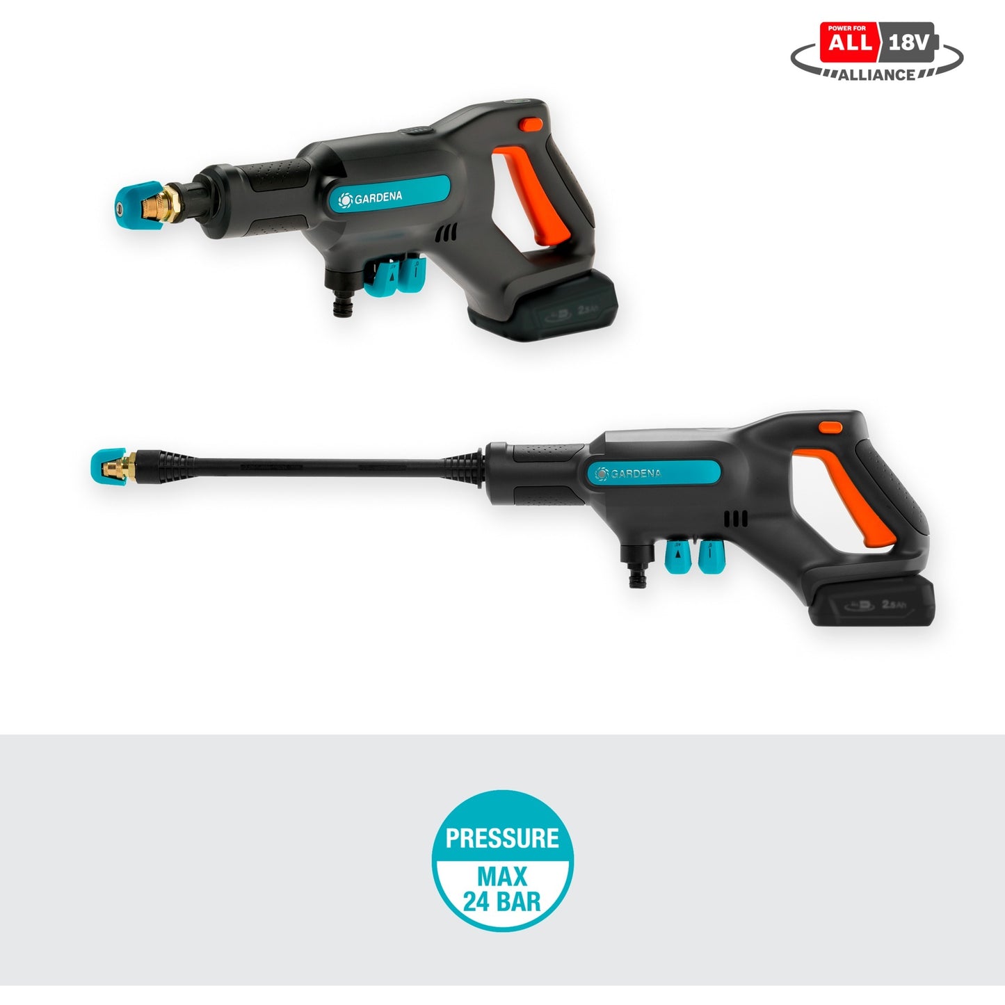 Gardena Aquaclean 24 18 V P4A Premium Set