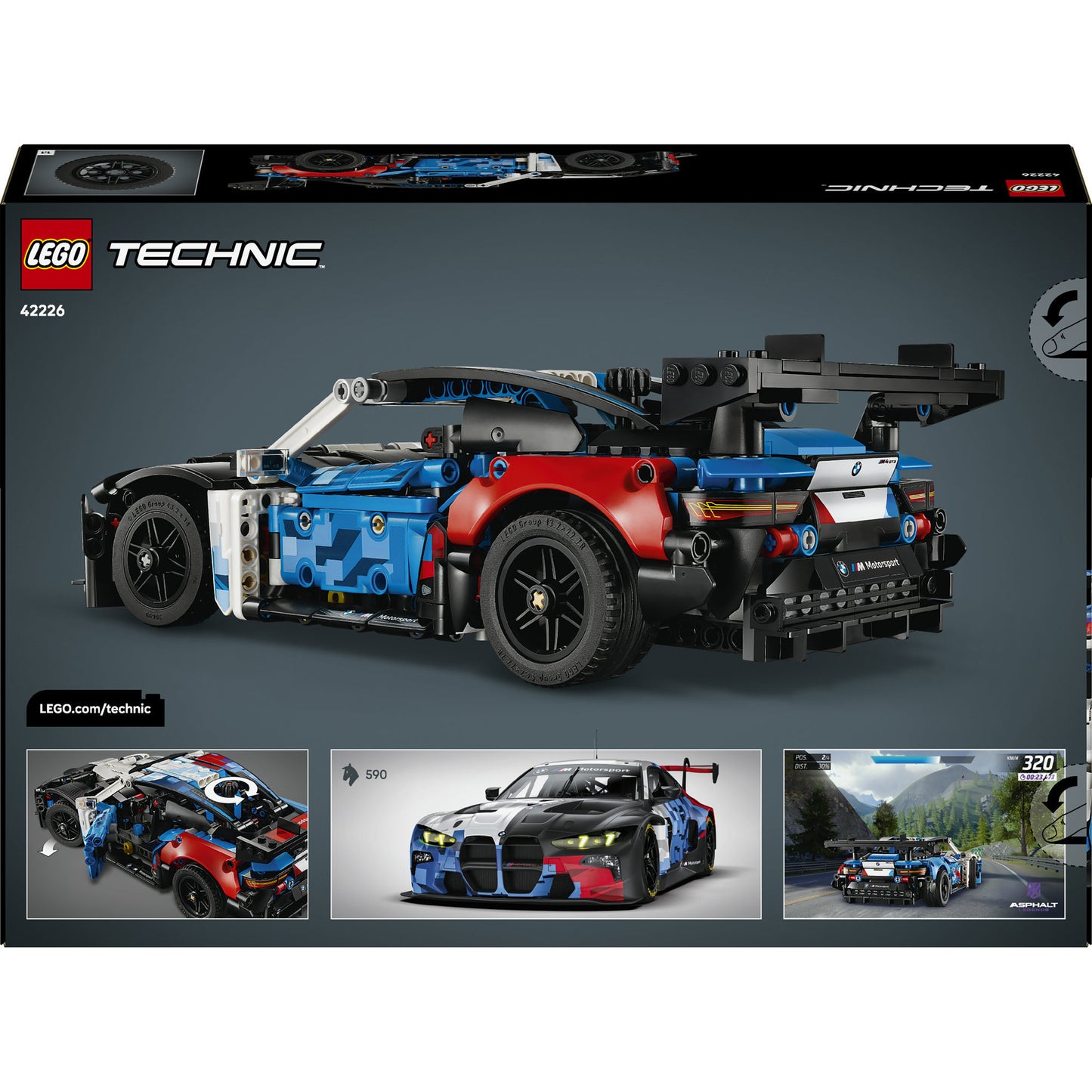 Lego Technic 42226 BMW M4 GT3 Evo Rennwagen