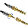 Delock Stereo-Jack 3,5 mm 3-polige männlich> weiblich