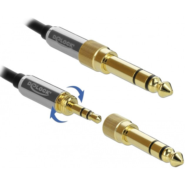 Delock Stereo-Jack 3,5 mm 3-polige männlich> weiblich