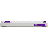 Lorgar kbp70mw, Gaming-Tastatur (weiß, US-Layout, logar toxic purple, 65 %, RGB, Hot-Swap-fähig, PBT Double-Shot, Bluetooth 2,4 GHz USB)