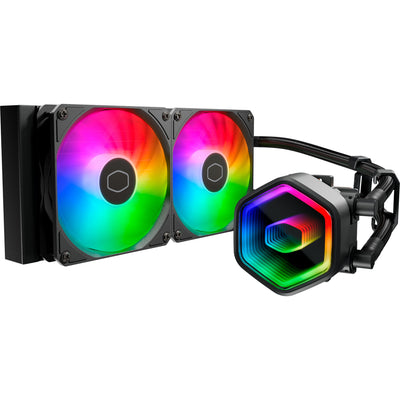 Cooler Master MLW-D24M-A18PA-R1 Masterliquid 240 Core II Argb, 280 mm Kühler, 2x 120 mm, Argb2 Gen 2