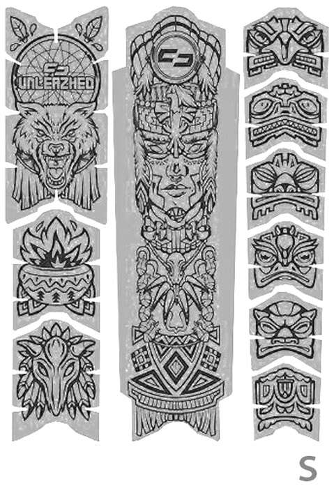 Unlackierter, kratzfester Rahmen – Tatanka-Schutzfolie