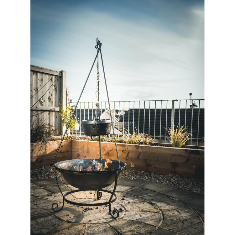 The Windmill Dutch Oven 4,5 qt Kochtopf (schwarz, ø 25,5 cm | 3,8 Liter)