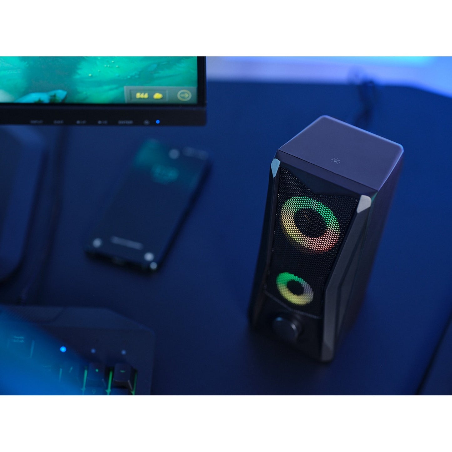 Vertrauen Sie GXT 606 JAVV RGB Leuchtet 2.0 Lautsprecher Set